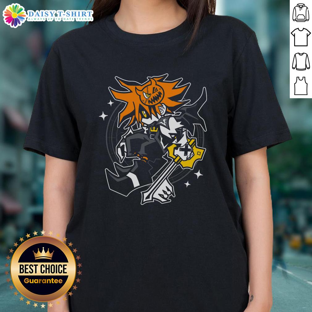 Pretty Trick Of The Treat Kingdom Hearts Ladies Tee Pretty Trick of the Treat Kingdom Hearts Ladies Tee featuring vibrant graphics and a stylish design for fans.