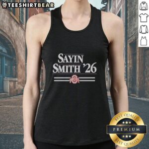 Julian Sayin and Jeremiah Smith in Top Ohio State Football tank top, showcasing team spirit and style.