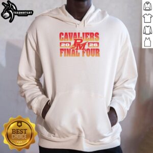 Original Purcell Marian Cavaliers Final Four 2026 hoodie featuring team colors and logo for basketball fans.
