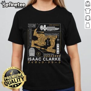 Original Isaac Clarke Dead Space aesthetic ladies tee featuring a unique graphic design inspired by the popular game.