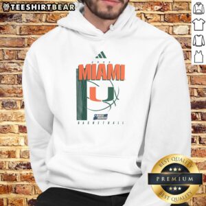 Miami Hurricanes March Madness hoodie featuring team colors and logo, perfect for fans celebrating the tournament.