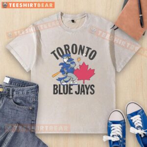 Alt Text: Good Toronto Blue Jays Ace Washed T-Shirt featuring a vintage design and soft fabric, perfect for baseball fans.