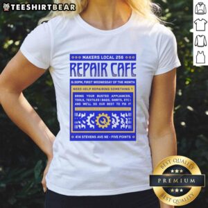 Women at Nice Repair Cafe Makers Local fixing items during a community event, promoting sustainability and creativity.