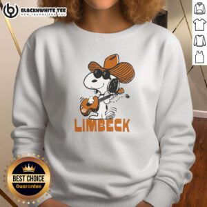 Vintage Pretty Texas Snoopy Limbeck sweatshirt featuring colorful graphics and a cozy design, perfect for casual wear.