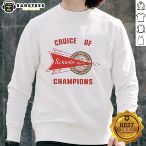 Alt Text: Stylish Pretty Schiefer Racing sweatshirt featuring forged aluminum flywheels and clutches design for motorsport fans.