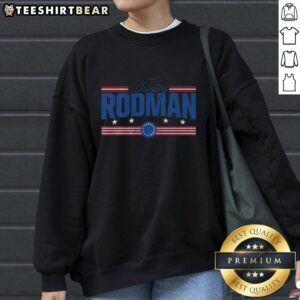 Official Trinity Rodman Stars and Stripes Sweatshirt featuring a bold design, perfect for fans and casual wear.