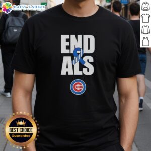 Top Cubs ALS Awareness 2026 logo t-shirt featuring vibrant design promoting ALS awareness and support for the cause.
