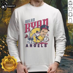 Nolan Ryan signature sweatshirt from Pretty Angels, featuring a stylish design and comfortable fit for fans.