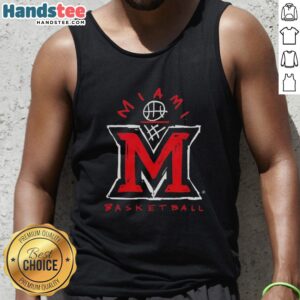 Official Miami Basketball Net Tank Top featuring vibrant team colors and a stylish design for fans and athletes.
