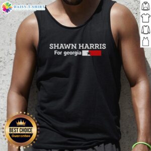 Top Shawn Harris for Georgia tank top featuring vibrant graphics and a comfortable fit, perfect for casual wear.