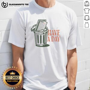 Good The Call It A Day Scorecard In Trash T-Shirt featuring a playful graphic design on a casual tee.