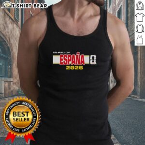Nice Espaa Spain FIFA 2026 World Cup tank top featuring vibrant colors and a stylish design for football fans.