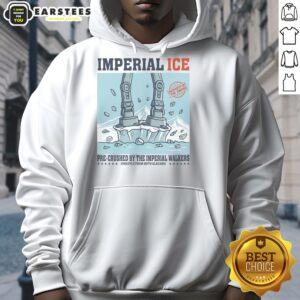 Good Imperial Ice Pre-Crushed by the Imperial Walkers Hoodie showcasing a stylish design for Star Wars fans.