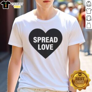 Alt Text: Premium Jack Martin Pizza Movie Spread Love Heart 2026 T-Shirt featuring vibrant graphics and a fun design for pizza lovers.