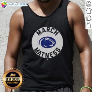 Alt Text: Stylish Penn State Wrestling March Matness tank top featuring bold graphics and comfortable fit for fans.