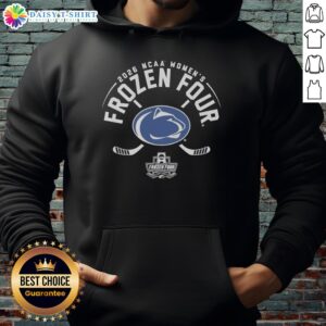 Hot Penn State Nittany Lions NCAA Women's Ice Hockey 2026 Frozen Four hoodie in navy blue, featuring team logo and design.