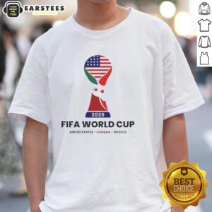 Alt Text: Nice Bad Bunny 2026 FIFA World Cup T-Shirt featuring US, Canada, Mexico designs, perfect for soccer fans.