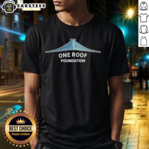 Nice One Roof Foundation Seattle Kraken T-Shirt featuring vibrant team colors and logo, perfect for fans and supporters.