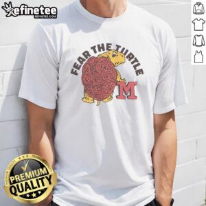 Good Fear The Turtle Maryland Vintage T-Shirt featuring a classic design and vibrant colors for fans of Maryland sports.