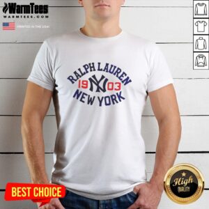 Nice Ralph Lauren New York Yankees 1903 T-Shirt featuring classic logo and vintage design, perfect for baseball fans.