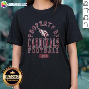 Nice Arizona Cardinals Football Property 1898 Ladies Tee featuring a stylish design for women sports fans.