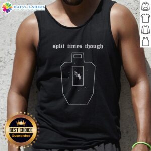 Official Split Times Through Tank Top showcasing stylish activewear for fitness enthusiasts and athletes.