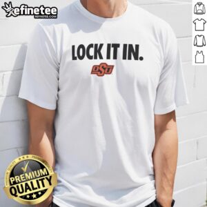 Good Oklahoma State Cowboys 2026 Lock It In T-Shirt featuring bold team graphics and vibrant colors for fans.