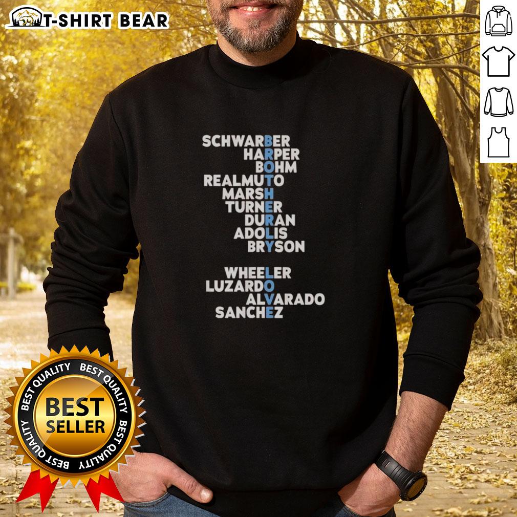 Top 2026 Philadelphia Phillies Baseball Brotherly Love Names Sweatshirt 2026 Philadelphia Phillies Brotherly Love Names Sweatshirt featuring team colors and logo, perfect for fans.