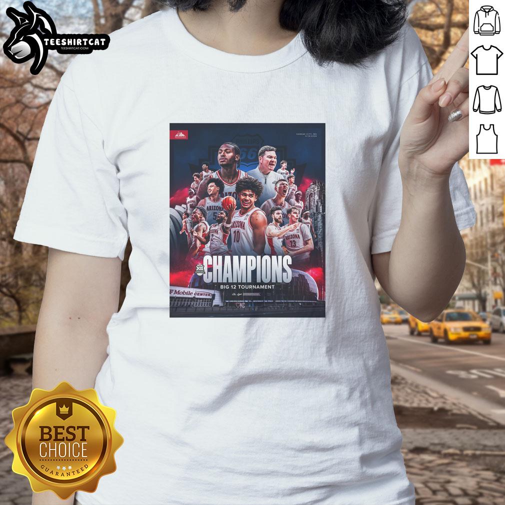top-arizona-wildcats-big-12-tournament-2026-poster-ladies-tee Top Arizona Wildcats Big 12 Tournament 2026 poster on a ladies tee, showcasing team spirit and vibrant design.