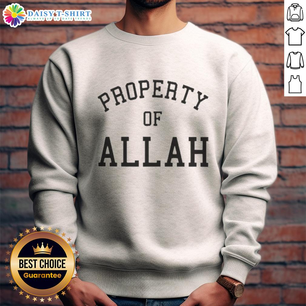 Top Austin Shooter Property Of Allah Sweatshirt Top Austin Shooter Property of Allah sweatshirt featuring unique design and vibrant colors for stylish streetwear.
