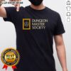 Top Dungeon Master Society T-Shirt featuring a creative design for tabletop RPG enthusiasts and Dungeons & Dragons fans.