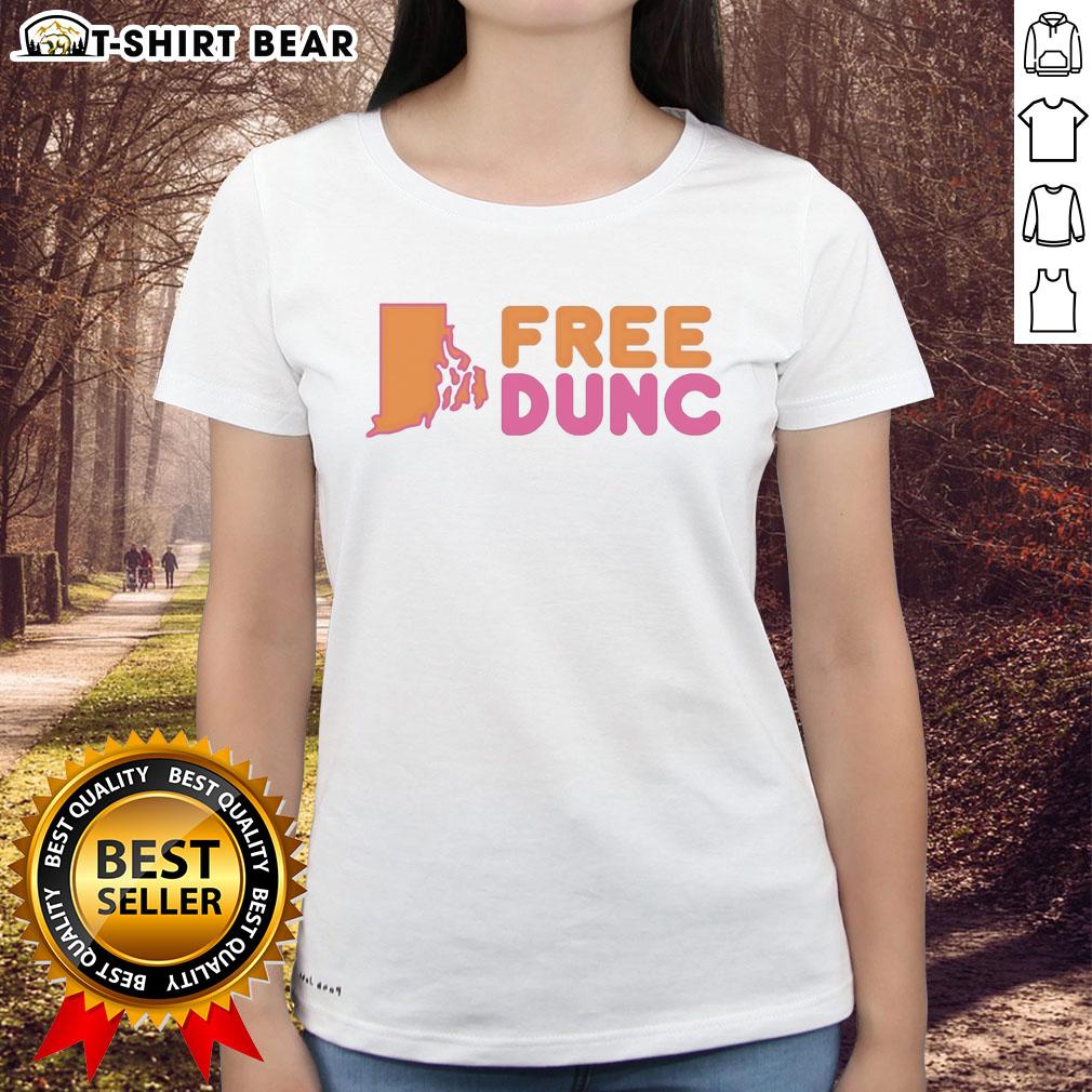 Top Free Dunc Style Dunkin Donut Ladies Tee Top Free Dunc Style Dunkin Donut Ladies Tee featuring a stylish design perfect for donut lovers and casual wear.
