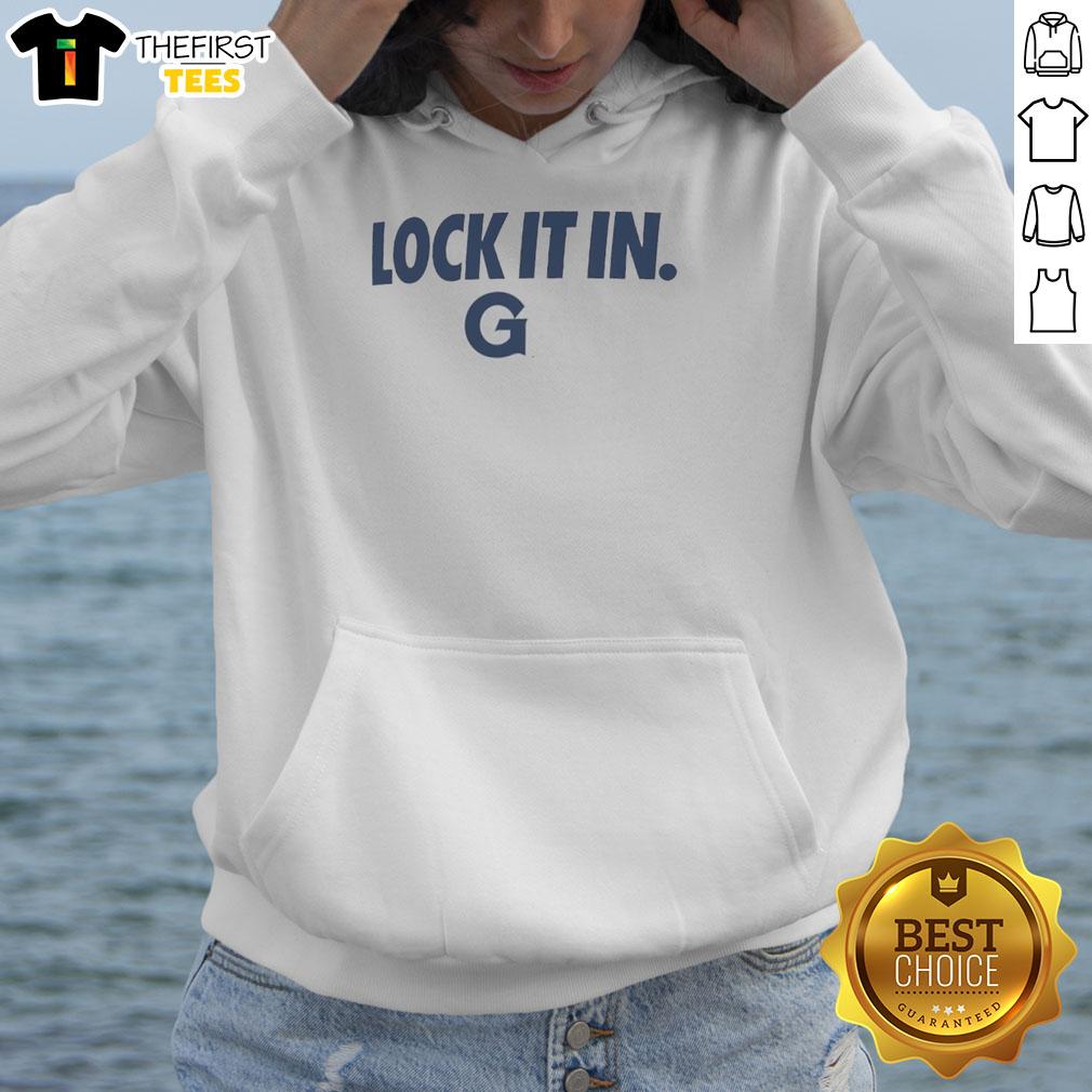 top-georgetown-hoyas-2026-lock-it-in-hoodie Top Georgetown Hoyas 2026 Lock It In Hoodie in navy blue, featuring the iconic Hoyas logo and stylish design.