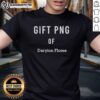 Top gift PNG of Daryion Flores T-shirt featuring a vibrant design, perfect for fans and gift-giving occasions.
