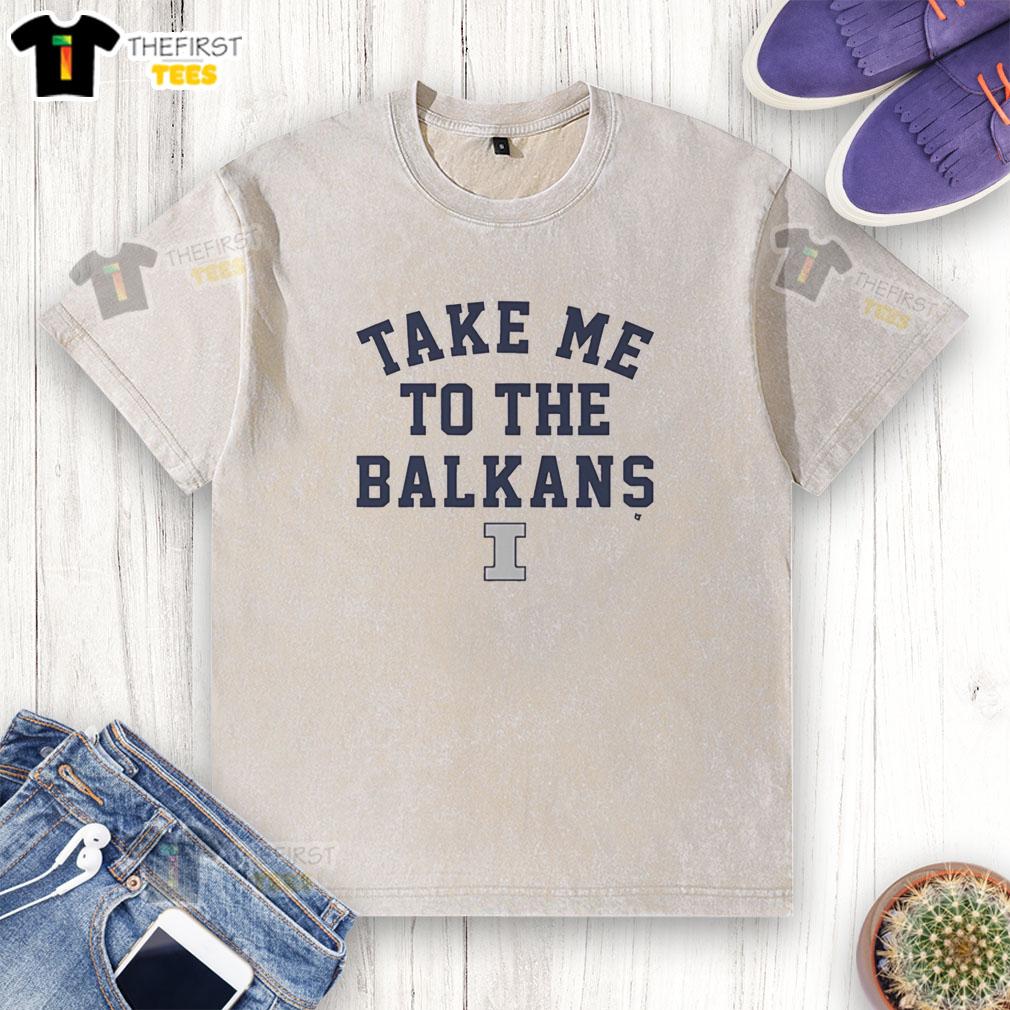 top-illinois-basketball-take-me-to-the-balkans-washed-t-shirt Top Illinois Basketball Take Me To The Balkans washed t-shirt in vibrant colors, perfect for fans and casual wear.