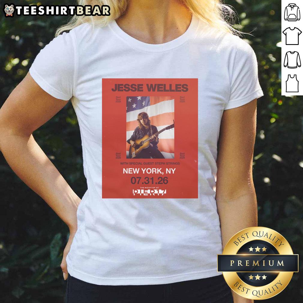 top-jesse-welles-red-tour-2026-north-america-city-dates-poster-ladies-tee Top Jesse Welles Red Tour 2026 North America City Dates poster featuring a stylish ladies' tee design.