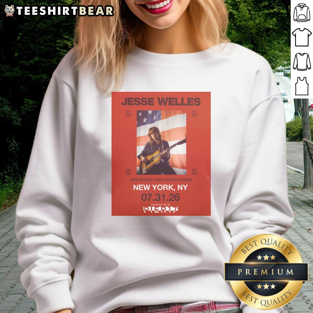 top-jesse-welles-red-tour-2026-north-america-city-dates-poster-sweatshirt Top Jesse Welles Red Tour 2026 North America city dates poster on a stylish sweatshirt, perfect for fans.
