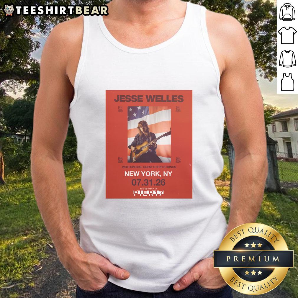 top-jesse-welles-red-tour-2026-north-america-city-dates-poster-tank-top Top Jesse Welles Red Tour 2026 North America City Dates poster on a tank top showcasing vibrant tour details and dates.