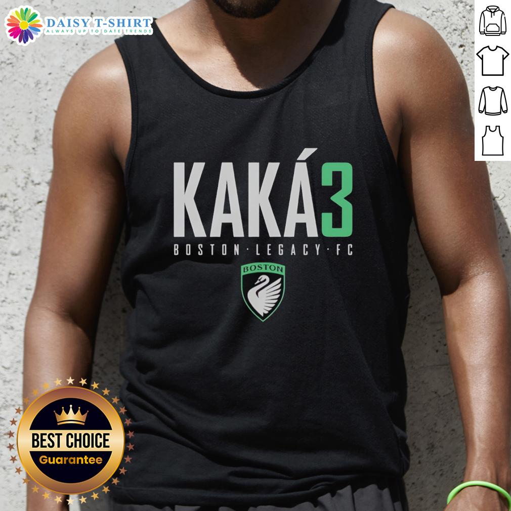 Top Kaka3 Boston Legacy Fc Logo Tank Top Alt Text: Top Kaka3 Boston Legacy FC Logo Tank Top featuring vibrant design and comfortable fit for fans and athletes.