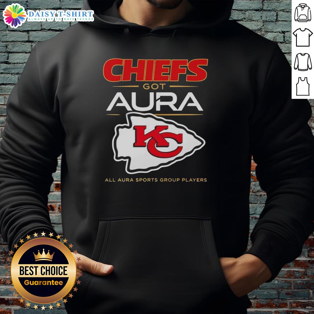 Top Kansas City Chiefs Got Aura All Aura Sports Group Players Hoodie Top Kansas City Chiefs Got Aura hoodie featuring players from Aura Sports Group, perfect for fans and sports enthusiasts.