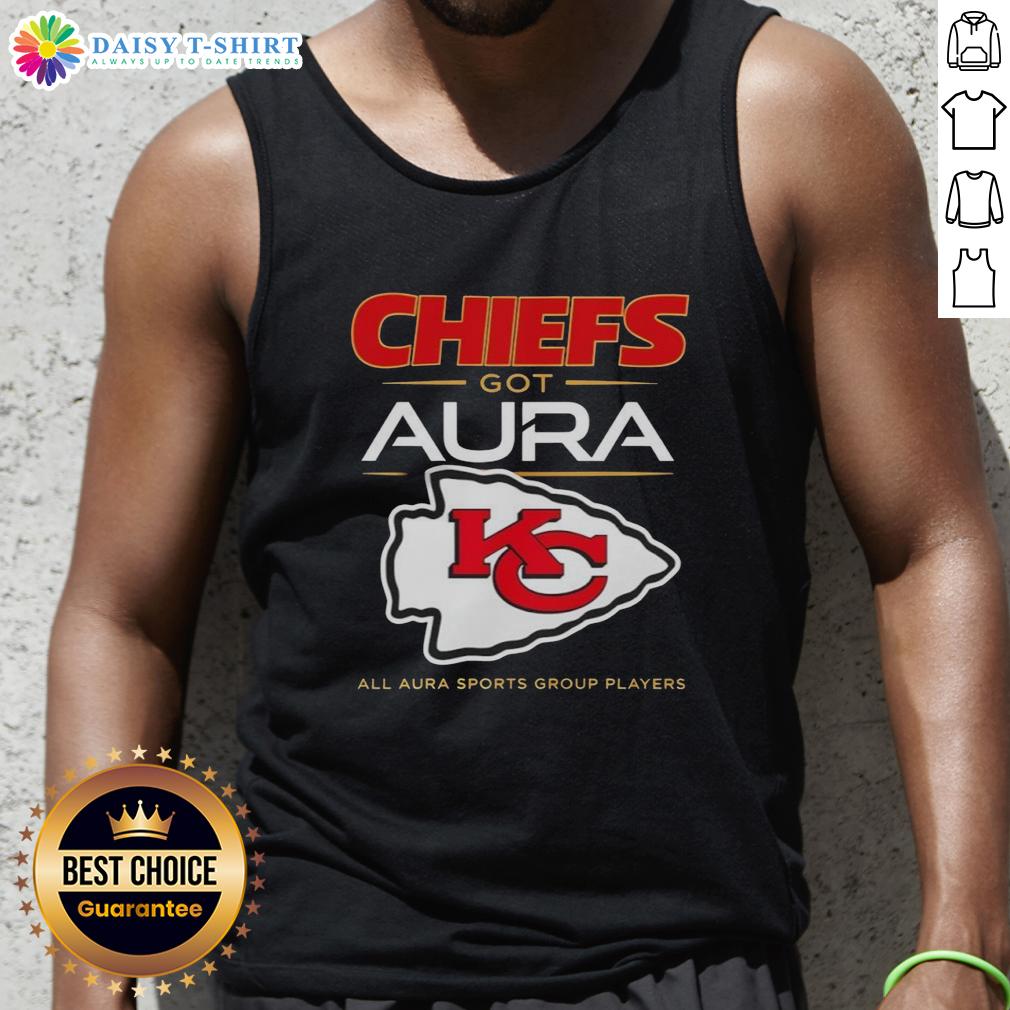 Top Kansas City Chiefs Got Aura All Aura Sports Group Players Tank Top Top Kansas City Chiefs players in stylish tank tops from Aura Sports Group, showcasing team spirit and athletic style.