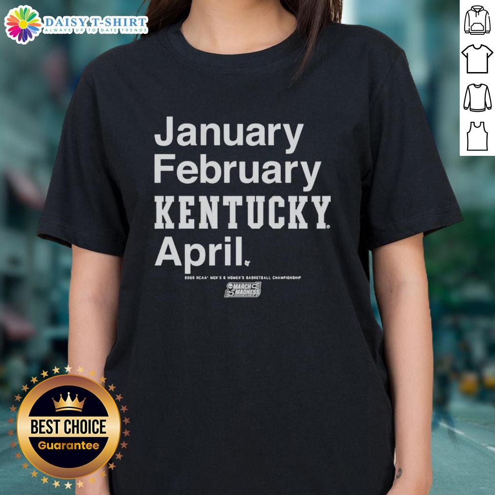 Top Kentucky Wildcats NCAA Men And Women's Basketball March Madness 2026 Month Ladies-Tee Top Kentucky Wildcats NCAA Men and Women's Basketball March Madness 2026 Ladies Tee showcasing team colors and logo.