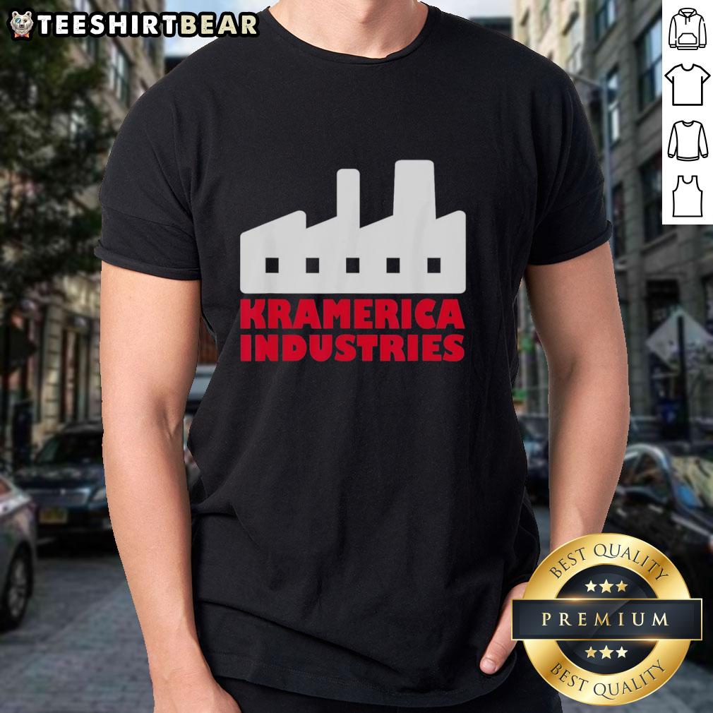 top-kramerica-industries-graphic-t-shirt Top Kramerica Industries Graphic T-Shirt featuring a bold design and vibrant colors, perfect for fans of the iconic brand.