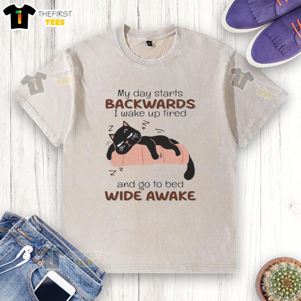 top-lazy-black-cat-my-day-starts-backwards-i-wake-up-tired-and-go-to-bed-wide-awake-washed-t-shirt Top Lazy Black Cat My Day Starts Backwards I Wake Up Tired And Go To Bed Wide Awake T-Shirt - Image 6