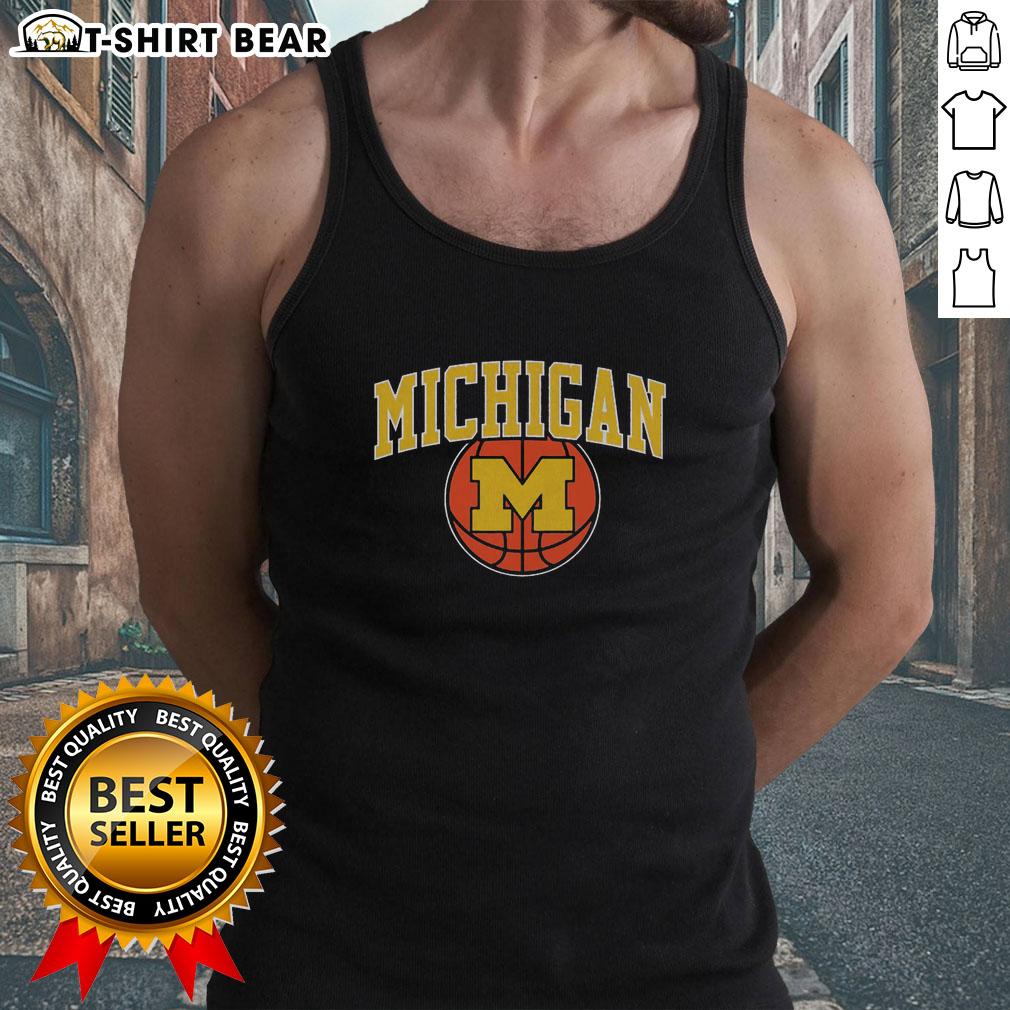 Top Michigan Basketball Vintage Tank Top Vintage Michigan Basketball tank top featuring classic logo and design, perfect for fans and casual wear.