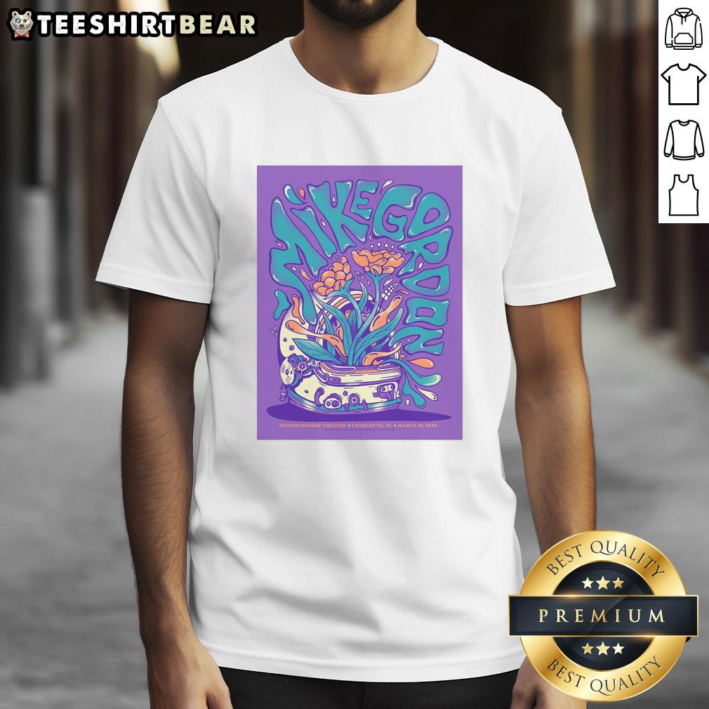 top-mike-gordon-neighborhood-theatre-march-19-2026-poster-t-shirt Alt Text: Mike Gordon Neighborhood Theatre March 19 2026 poster on a stylish t-shirt, featuring vibrant graphics and concert details.