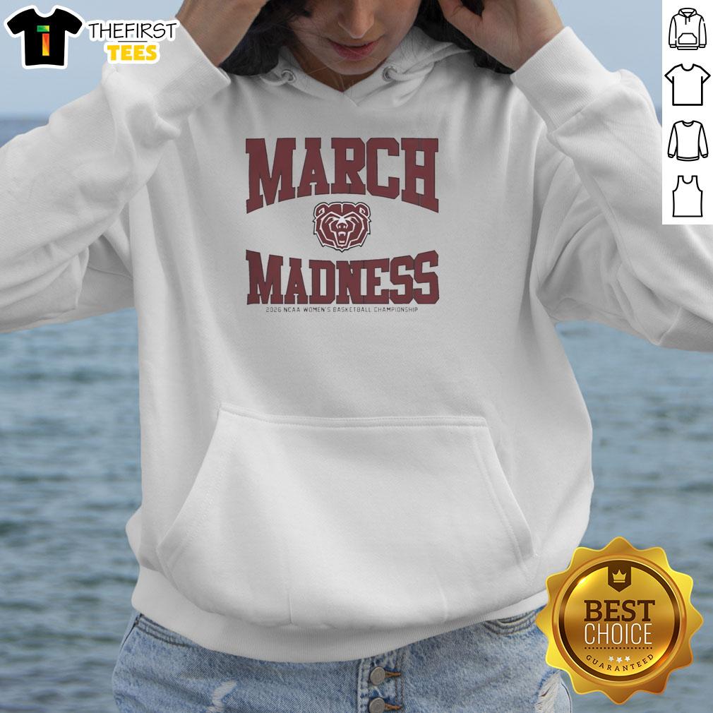 top-missouri-state-lady-bears-march-madness-2026-ncaa-womens-basketball-championship-hoodie Top Missouri State Lady Bears March Madness 2026 NCAA Women's Basketball Championship hoodie in team colors.