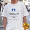 Alt Text: Top Naftali Bennett T-shirt featuring controversial quote about Arabs, highlighting political tensions in Israel.