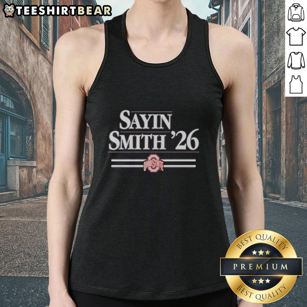 top-ohio-state-football-julian-sayin-jeremiah-smith-26-tank-top Julian Sayin and Jeremiah Smith in Top Ohio State Football tank top, showcasing team spirit and style.