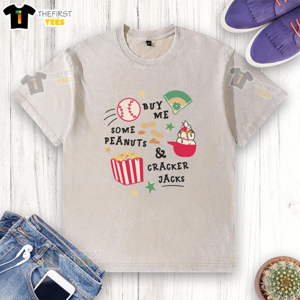 top-peanuts-cracker-jacks-washed-t-shirt Top Peanuts Cracker Jacks washed t-shirt featuring a vibrant graphic design, perfect for casual wear and fans.